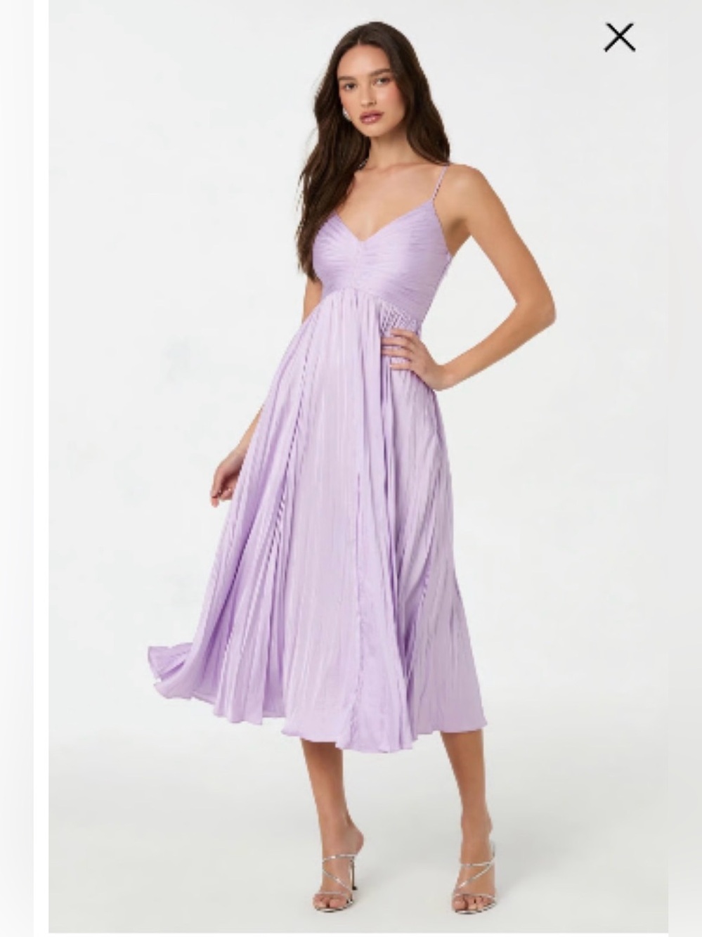 ASTR the label Maeve Pleated Midi Dress